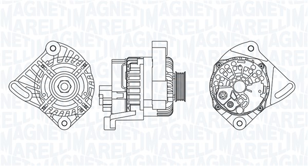 MAGNETI MARELLI Generator 063730890010 for FIAT
