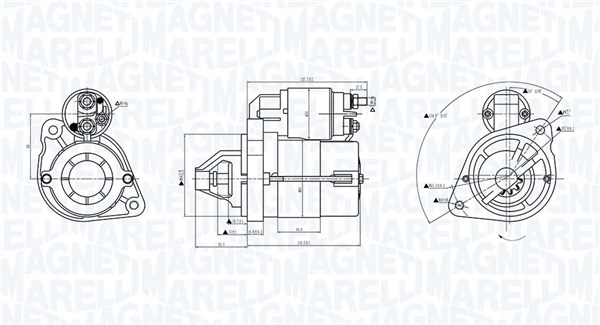 MAGNETI MARELLI Generator 063731508010 for OPEL