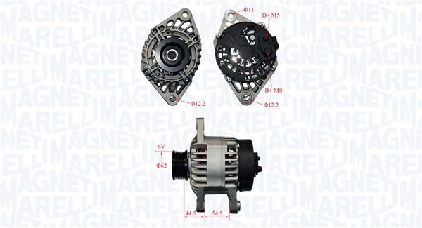 MAGNETI MARELLI Generator 063321836010 for FIAT NISSAN