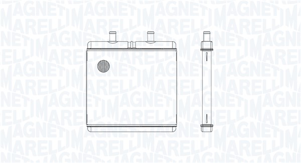MAGNETI MARELLI Varmeelement, kabinevarme 350218072000 for IVECO
