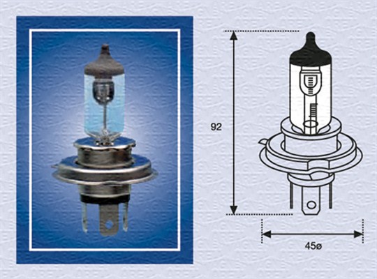MAGNETI MARELLI Pære 002156100000 for VOLVO DAF FIAT MAN MERCEDES-BENZ RENAULT HYUNDAI TOFAS
