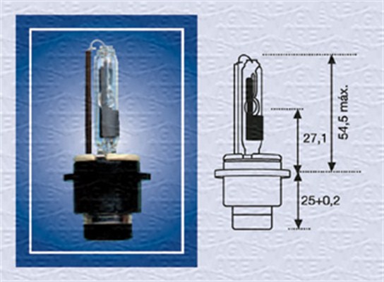 MAGNETI MARELLI Pære 002542100000 for VOLVO MAN MERCEDES-BENZ RENAULT TOFAS