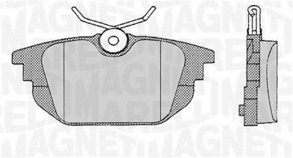 MAGNETI MARELLI Bremseklodser 363916060106 for LANCIA ALFA ROMEO AUTOBIANCHI FIAT