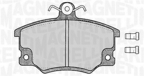 MAGNETI MARELLI Bremseklodser 363916060105 for ALFA ROMEO AUTOBIANCHI FIAT LANCIA ABARTH