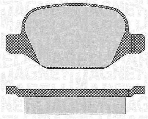 MAGNETI MARELLI Bremseklodser 363916060109 for LANCIA ALFA ROMEO FIAT