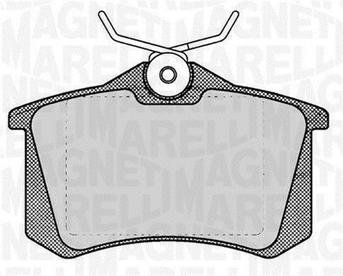 MAGNETI MARELLI Bremseklodser 363916060131 for PEUGEOT FORD BRILLIANCE MG (SAIC) LANCIA CITROËN VW AUDI SKODA FIAT RENAULT SEAT ZHONGHUA (BRILLIANCE)