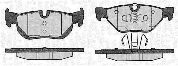 MAGNETI MARELLI Bremseklodser 363916060149 for BMW