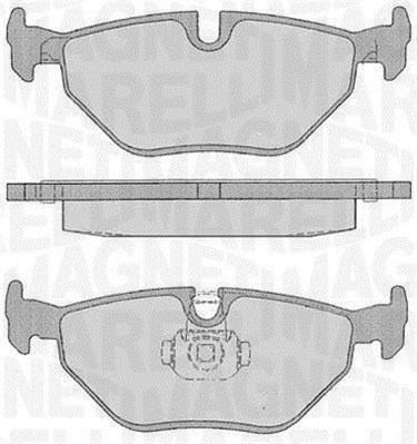 MAGNETI MARELLI Bremseklodser 363916060157 for ROVER BMW LAND ROVER MG (SAIC)