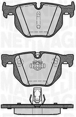 MAGNETI MARELLI Bremseklodser 363916060161 for BMW