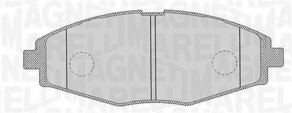 MAGNETI MARELLI Bremseklodser 363916060164 for DAEWOO CHEVROLET CHERY