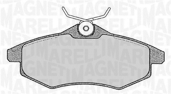 MAGNETI MARELLI Bremseklodser 363916060173 for CITROËN
