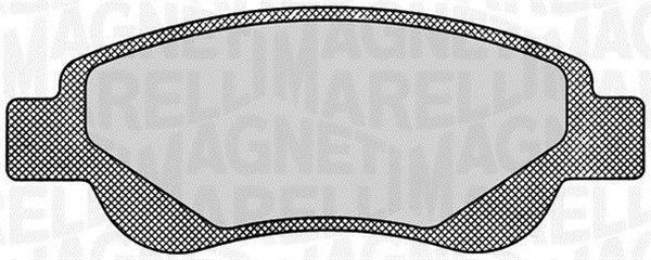 MAGNETI MARELLI Bremseklodser 363916060172 for PEUGEOT TOYOTA