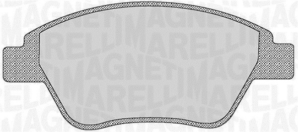 MAGNETI MARELLI Bremseklodser 363916060176 for PEUGEOT CITROËN PEUGEOT (DF-PSA)