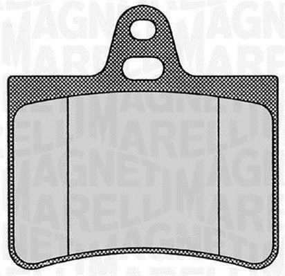 MAGNETI MARELLI Bremseklodser 363916060180 for CITROËN