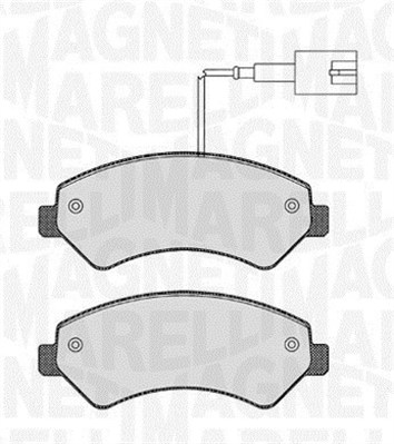 MAGNETI MARELLI Bremseklodser 363916060190 for PEUGEOT CITROËN FIAT