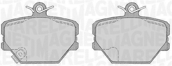 MAGNETI MARELLI Bremseklodser 363916060398 for SMART CHRYSLER