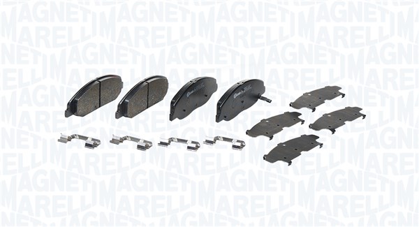 MAGNETI MARELLI Bremseklodser 363700409016 for CADILLAC (SGM) CADILLAC