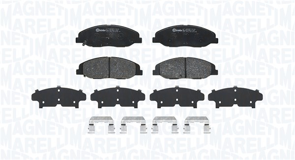 MAGNETI MARELLI Bremseklodser 363700409016 for CADILLAC (SGM) CADILLAC