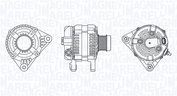 MAGNETI MARELLI Generator 063731991010 for SUZUKI