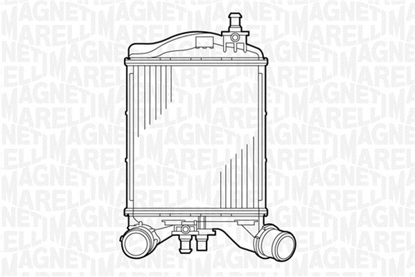MAGNETI MARELLI Ladeluftkøler 351319201530 for ABARTH