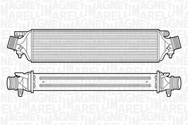 MAGNETI MARELLI Ladeluftkøler 351319201150 for ALFAROME/FIAT/LANCI