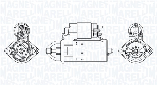 MAGNETI MARELLI Starter 063721406010 for BMW