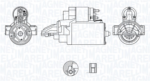 MAGNETI MARELLI Starter 063721421010 for FORD FIAT CITROËN PEUGEOT ROVER LAND ROVER CITROËN/PEUGEOT