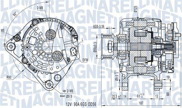 MAGNETI MARELLI Generator 063731512010 for SEAT VW