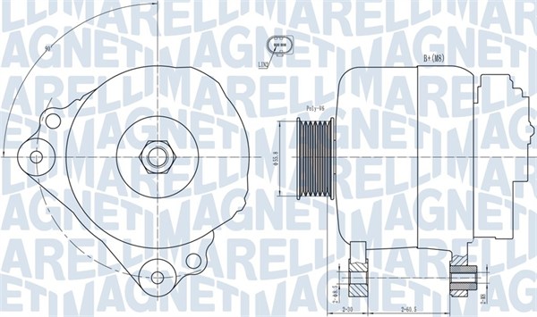 MAGNETI MARELLI Generator 063731992010 for VW