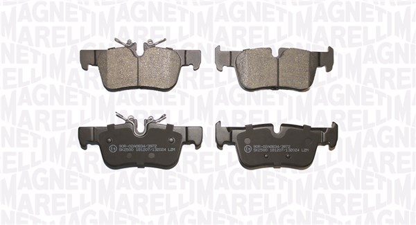 MAGNETI MARELLI Bremseklodser 363916061180 for BMW FORD MINI