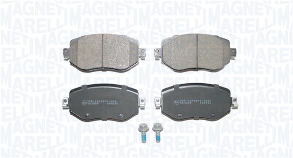 MAGNETI MARELLI Bremseklodser 363916061204 for RENAULT SUBARU TOYOTA