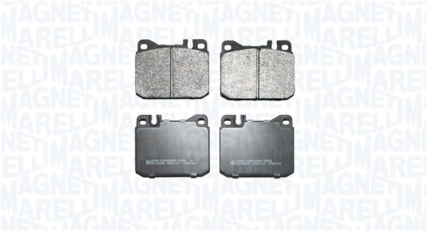 MAGNETI MARELLI Bremseklodser 363916061456 for MERCEDES-BENZ