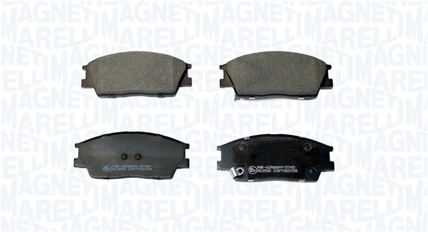 MAGNETI MARELLI Bremseklodser 363916061472 for HYUNDAI KIA