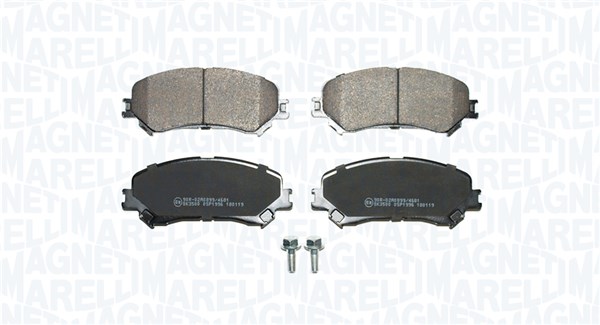MAGNETI MARELLI Bremseklodser 363916061344 for RENAULT