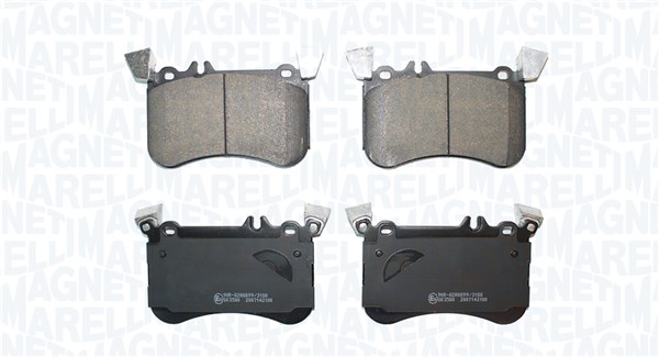 MAGNETI MARELLI Bremseklodser 363916061381 for MERCEDES-BENZ