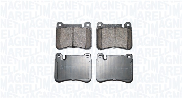 MAGNETI MARELLI Bremseklodser 363916061438 for MERCEDES-BENZ