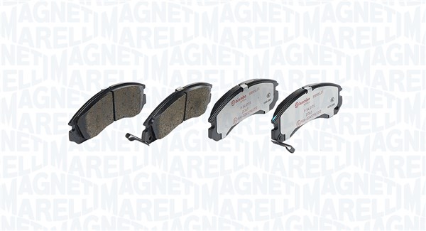 MAGNETI MARELLI Bremseklodser 363700554017 for DODGE MITSUBISHI NISSAN