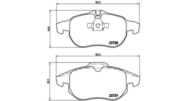 MAGNETI MARELLI Bremseklodser 363700559043 for OPEL VAUXHALL SAAB FIAT CHEVROLET GENERAL MOTORS