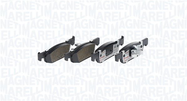 MAGNETI MARELLI Bremseklodser 363700568059 for RENAULT DACIA SMART