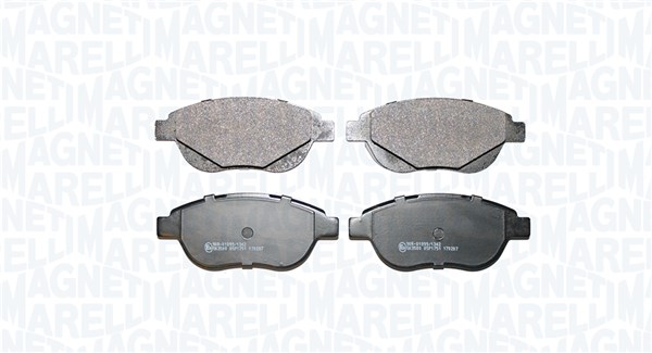 MAGNETI MARELLI Bremseklodser 363916061179 for PEUGEOT IVECO NISSAN RENAULT TRUCKS