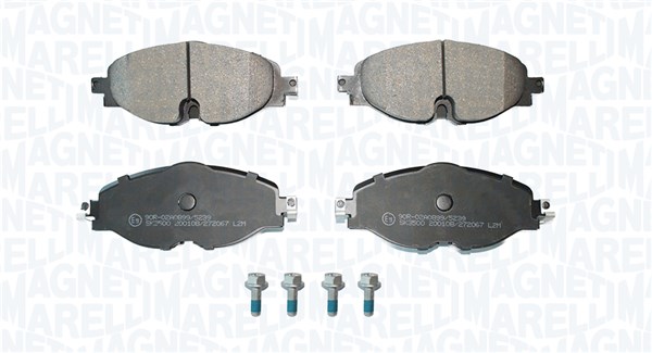 MAGNETI MARELLI Bremseklodser 363916061162 for FORD VW AUDI SKODA (SVW) DACIA RENAULT SKODA VW (FAW)