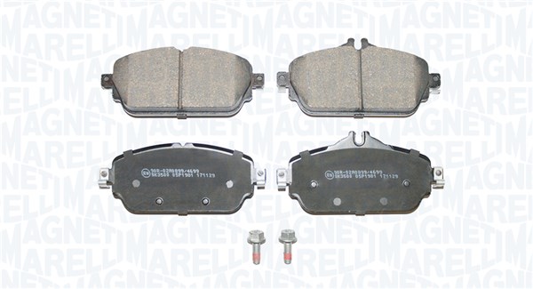 MAGNETI MARELLI Bremseklodser 363916061187 for MERCEDES-BENZ MERCEDES-BENZ (BBDC)