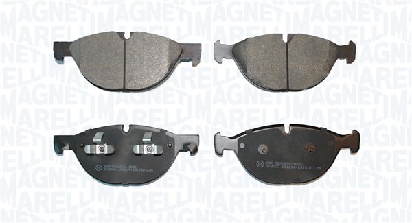 MAGNETI MARELLI Bremseklodser 363916061174 for PEUGEOT CHEVROLET DS BMW HYUNDAI KIA MINI