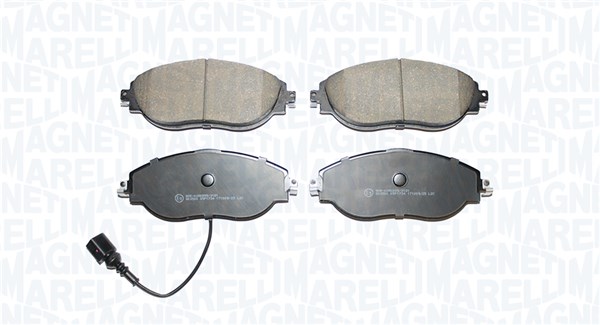 MAGNETI MARELLI Bremseklodser 363916061168 for VW CUPRA VAG HYUNDAI KIA AUDI (FAW) VW (FAW) SKODA (SVW)