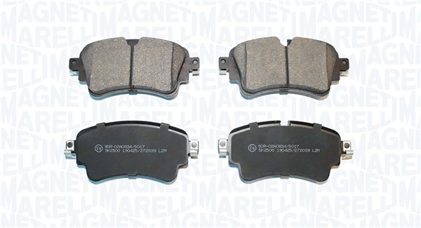 MAGNETI MARELLI Bremseklodser 363916061195 for FIAT AUDI VW MAZDA AUDI (FAW)