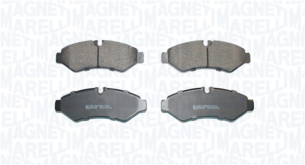 MAGNETI MARELLI Bremseklodser 363916061298 for MERCEDES-BENZ