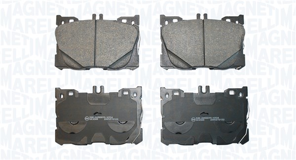 MAGNETI MARELLI Bremseklodser 363916061315 for MERCEDES-BENZ