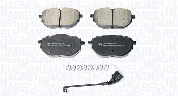 MAGNETI MARELLI Bremseklodser 363916061322 for VW