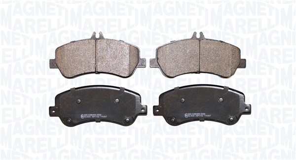MAGNETI MARELLI Bremseklodser 363916061318 for MERCEDES-BENZ