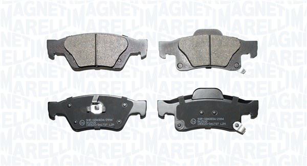 MAGNETI MARELLI Bremseklodser 363916061325 for JEEP